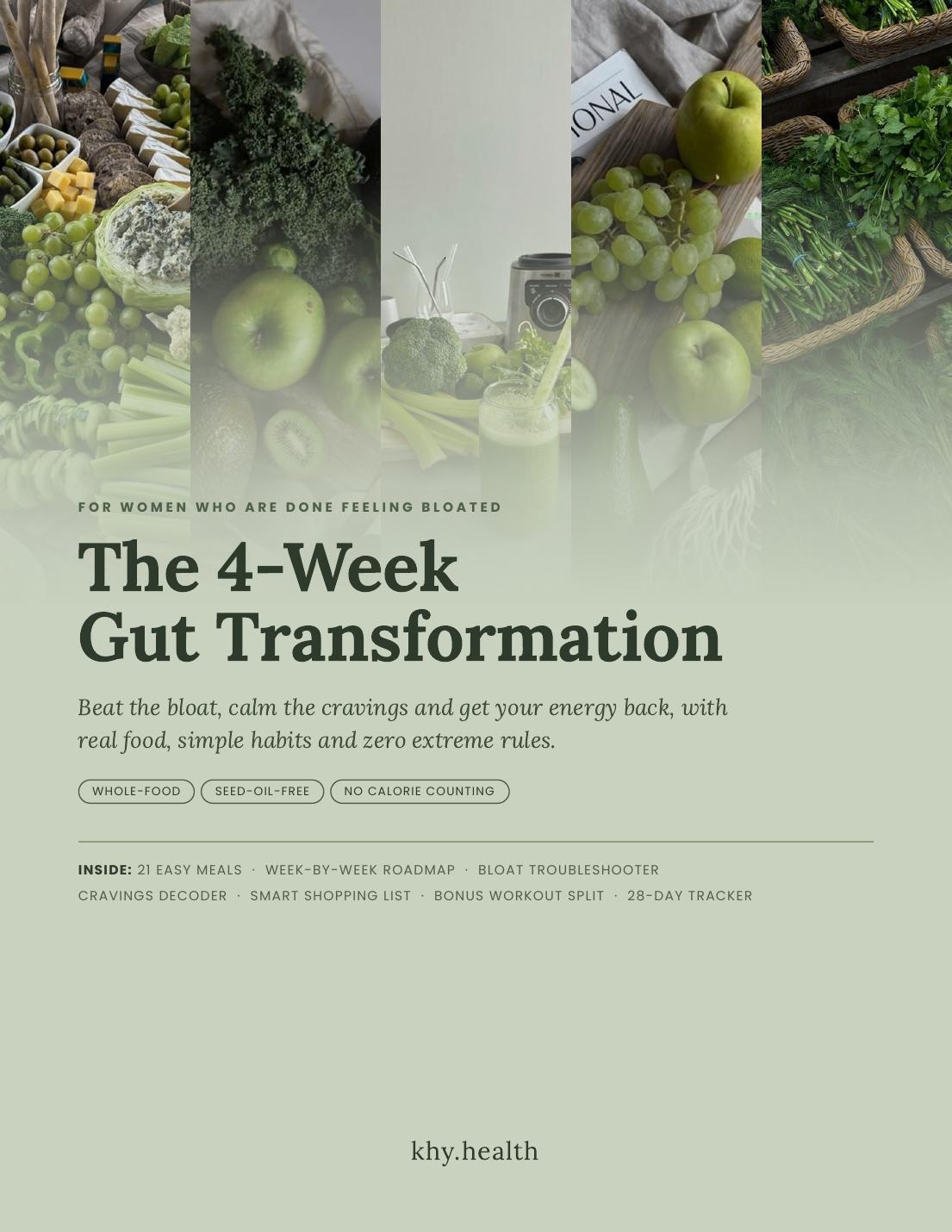 The 4-Week Gut Transformation cover