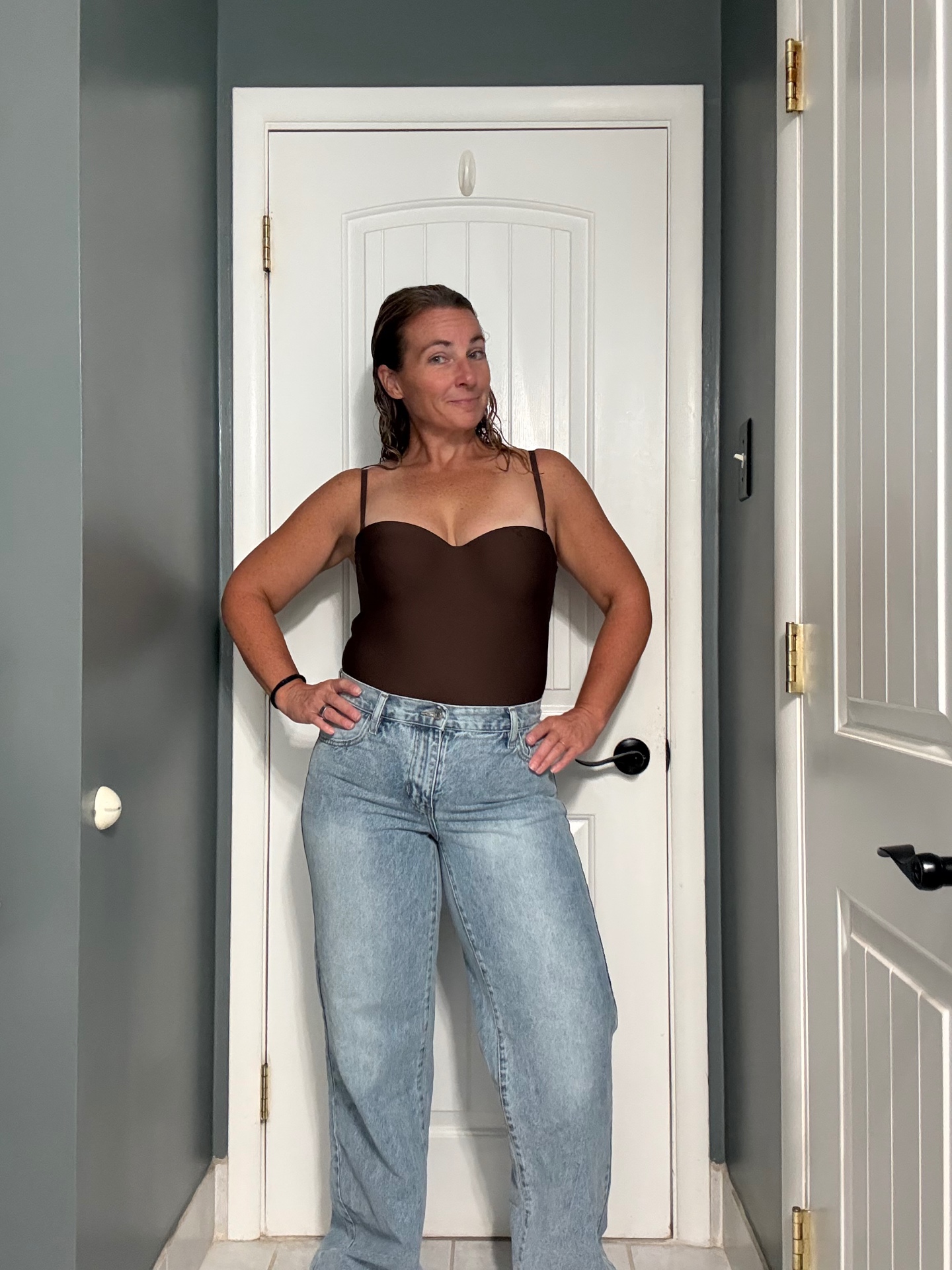 Client's most recent progress photo from August 2026
