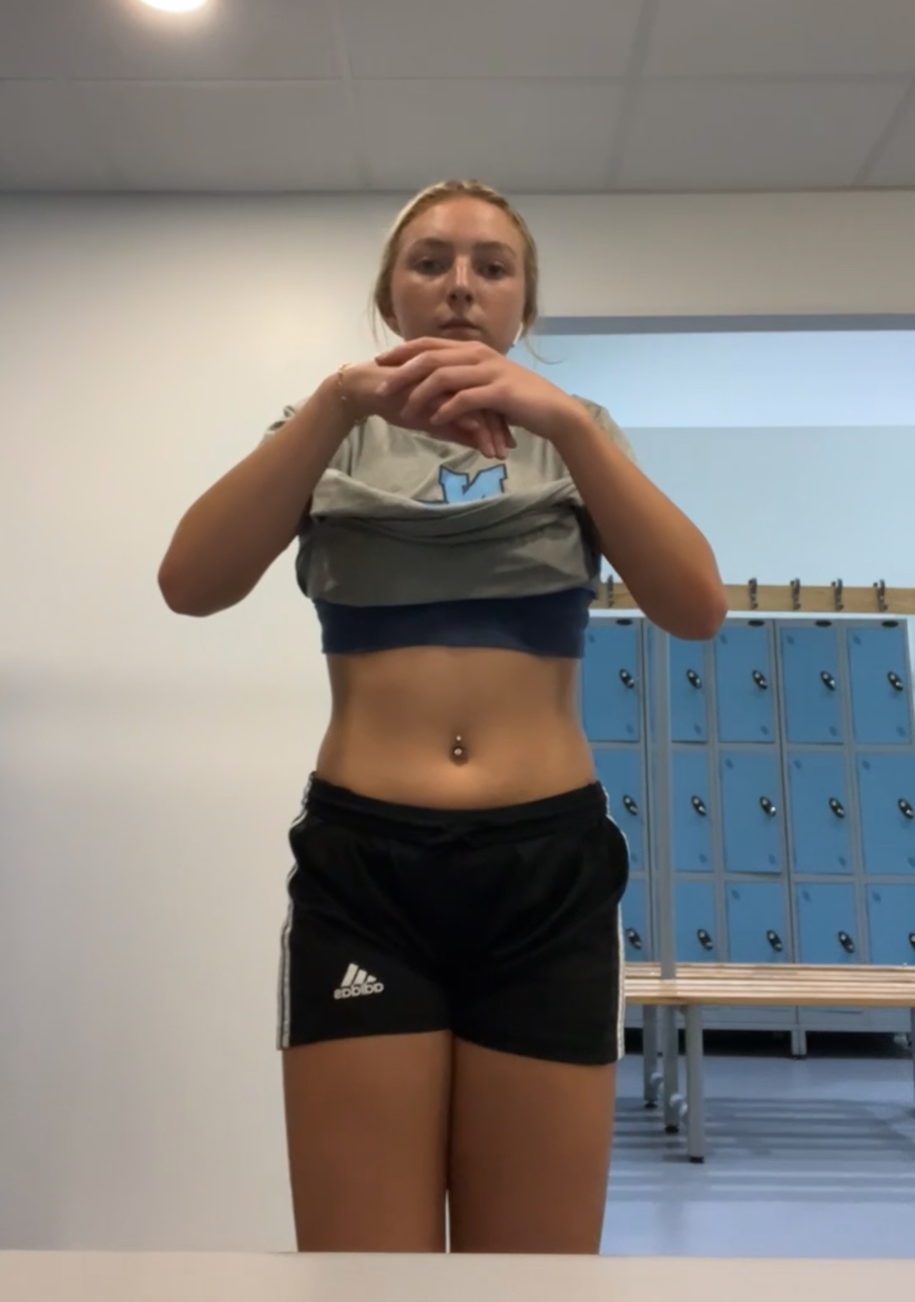 Kylie at the start of her gut-health journey in January 2024